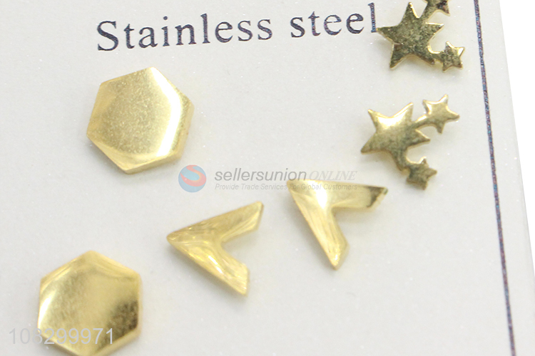 Hot Selling Stainless Steel Ear Stud Fashion Jewelry