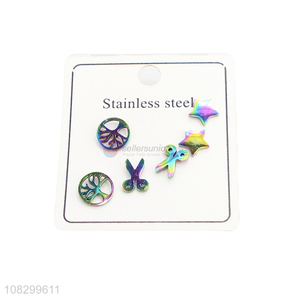 Wholesale Fashion Accessories Stainless Steel Ear Stud