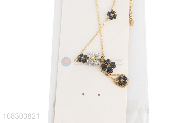 Yiwu wholesale ladies fashion necklace girls elegant chain