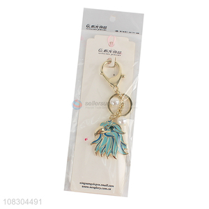 Best Selling Golden Plated Keychain Portable Key Pendant