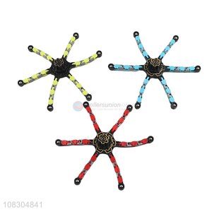 New design transformable chain robot fidget spinner spinning top