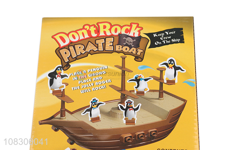 Wholesale from china penguin pirate boat toys family games