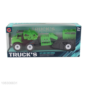 Best Quality Inertial Toy Car Plastic Sanitation Truck