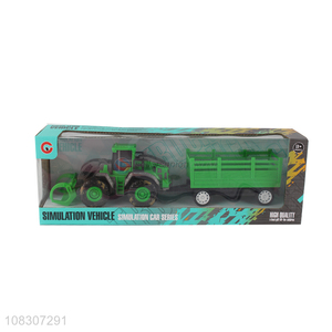 Best Price Inertial Truck Fence Cargo Truck Toy Vehicle