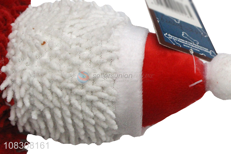 Wholesale santa claus stuffed dog chew toy for dog training