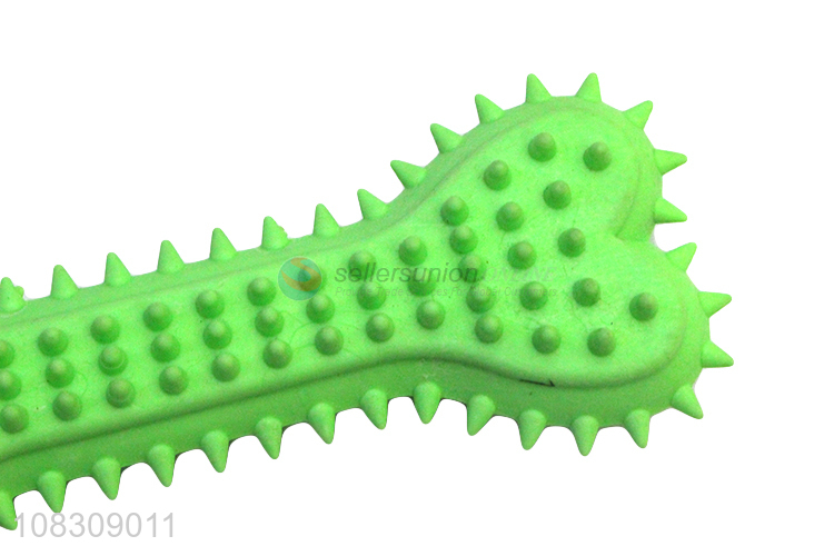 Factory price spiky bone dog chew toy for dog dental care