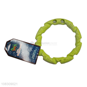 Best selling puppy dog teething ring interactive dog toy