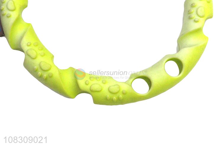 Best selling puppy dog teething ring interactive dog toy