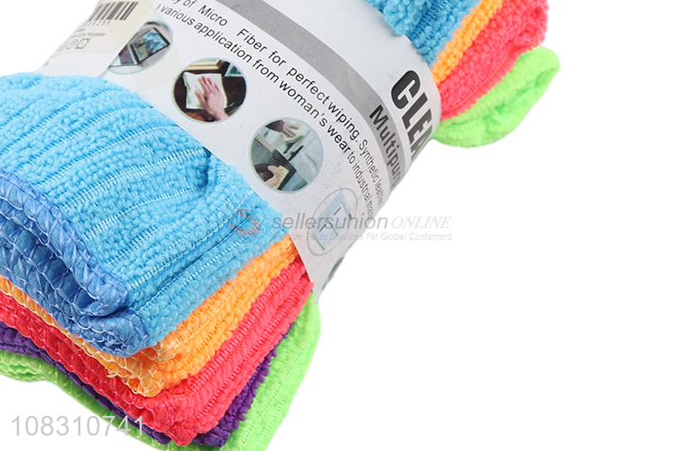 Wholesale absorbent lint free microfiber cloths cleaning towels