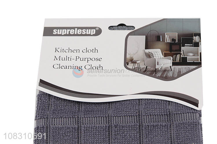 Wholesale highly absorbent microfiber cleaning cloths for kitchen