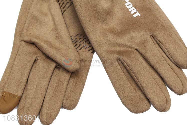 Factory supply women winter touchscreen gloves for outdoor sports