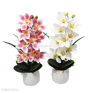 Online wholesale natural artificial flower plants fake bonsai