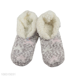 Good quality cute thicken fleece socks home floor socks