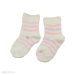 Factory price cute babies socks thicken warm socks for winter