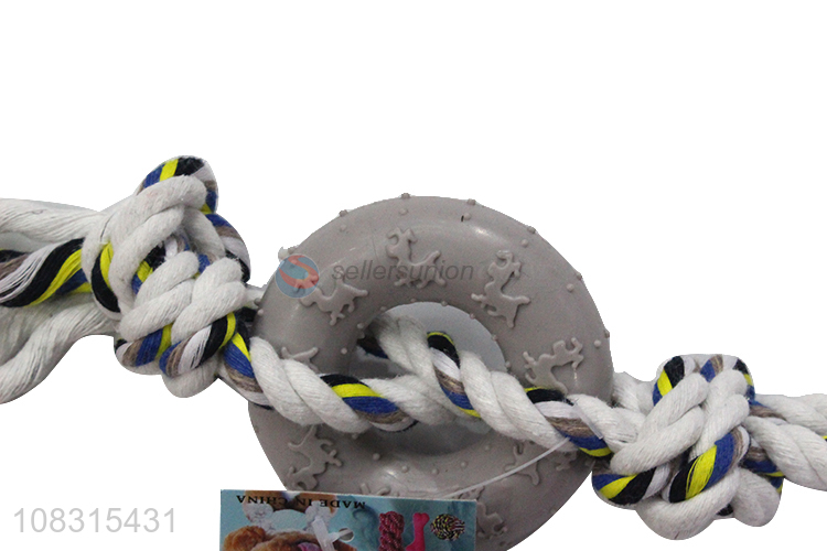 Unique Design Knotted Rope Tpr Pet Chew Toy Dog Toy