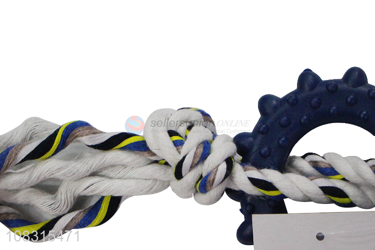 High Quality Braided Rope Tpr Dog Chew Toy Pet Toys