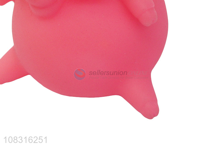 Cartoon Pig Shape Pet Chew Toy Squeaky Pet Toy