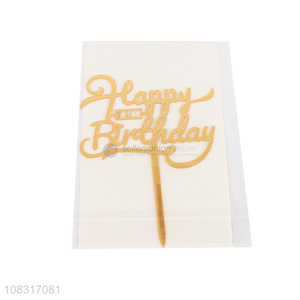 New arrival happy birthday letter birthday cake topper