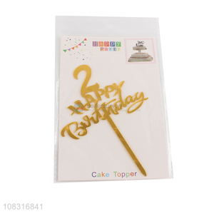 Hot items acrylic cake topper birthday cake topper