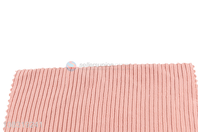 Hot products pink striped rag kitchen cleaning clothes