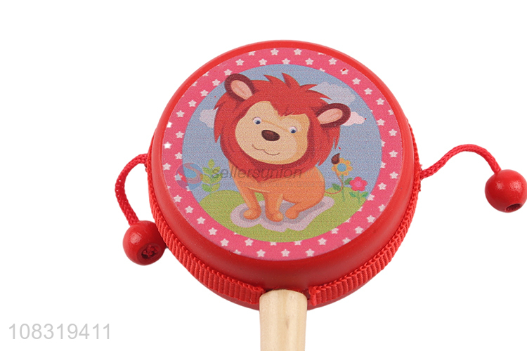 Good Sale Wooden Rattle Drum Chinese Hand Drum For Children