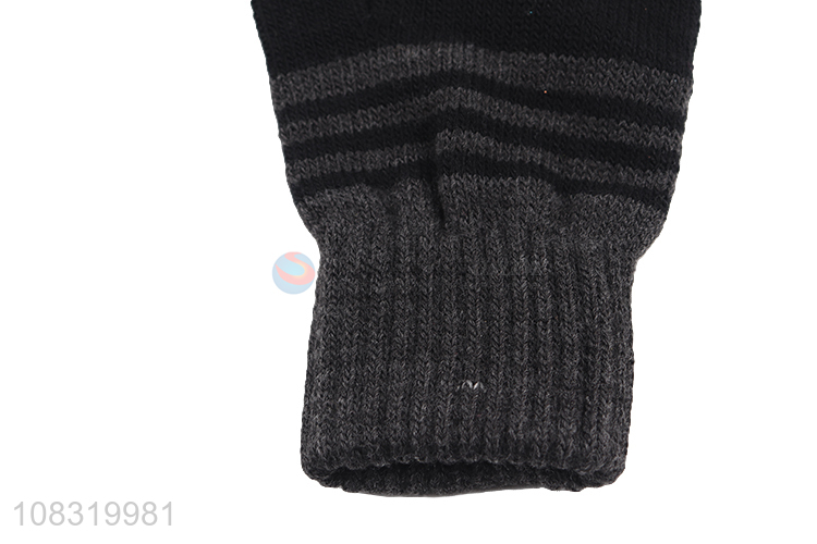 Wholesale men winter gloves touchscreen full finger mittens