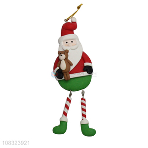 Online wholesale Xmas hanging ornaments clay figurine ornaments