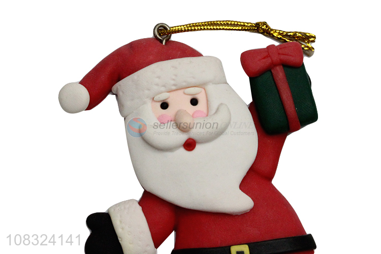Recent design holiday hanging ornaments Christmas clay ornaments