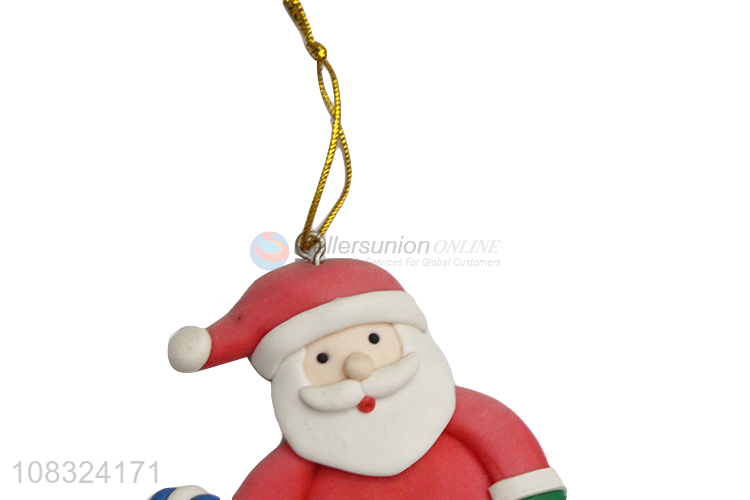 Low price polymer clay ornaments Christmas tree hanging decor