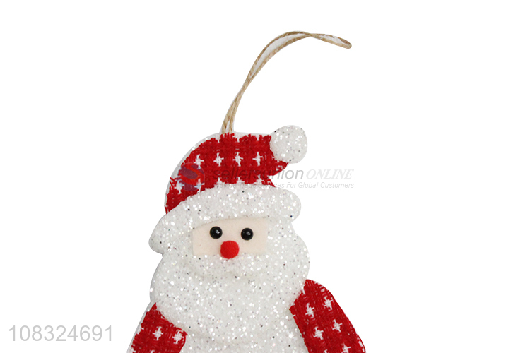 Hot selling foam santa Christmas ornaments for indoor decoration