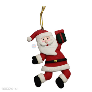 Recent design holiday hanging ornaments Christmas clay ornaments