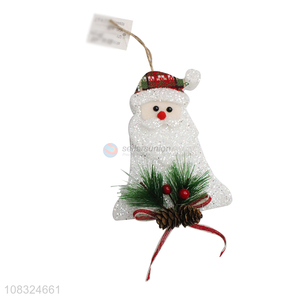 Wholesale foam santa Christmas ornaments for home office decor