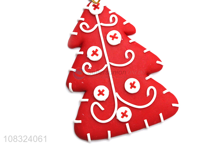 Wholesale Christmas tree clay ornaments Christmas gift for kids