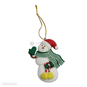 Wholesale Christmas tree hanging ornaments cute clay ornaments