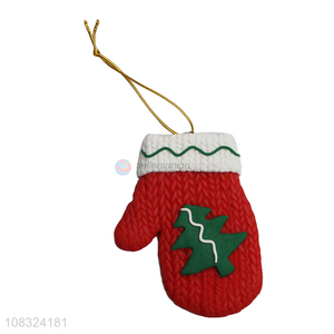 Wholesale Christmas tree ornaments Christmas glove clay ornaments