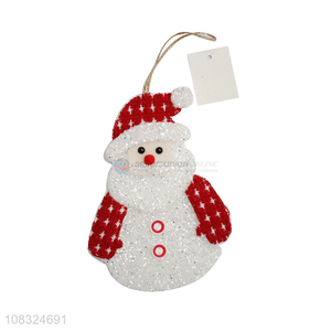 Hot selling foam santa Christmas ornaments for indoor decoration