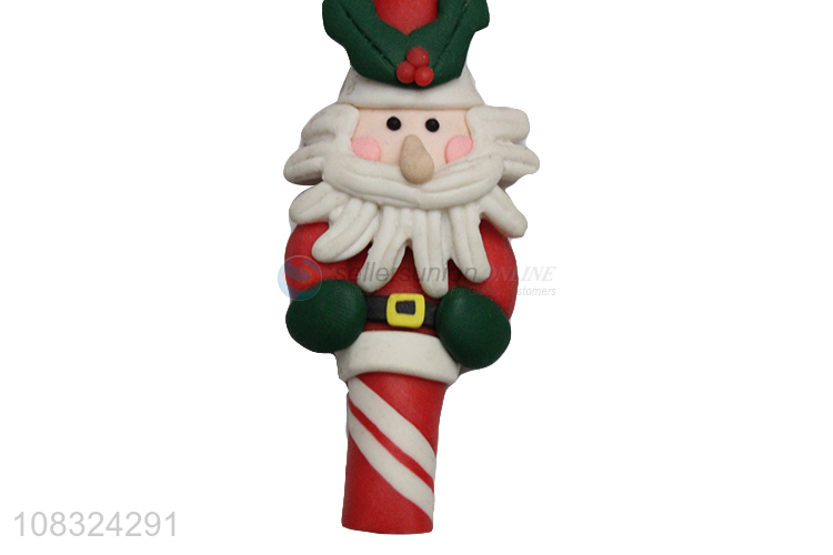 Hot product Christmas tree hanging candy cane clay ornaments