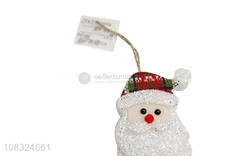 Wholesale foam santa Christmas ornaments for home office decor