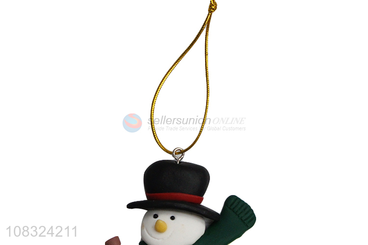 New arrival Christmas tree decorations clay figurine ornaments