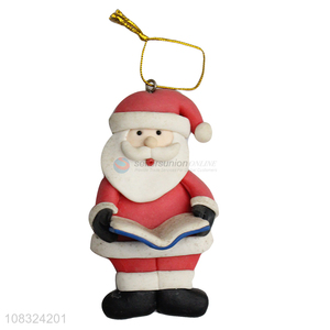 Wholesale cute hanging Christmas ornaments clay craft ornaments