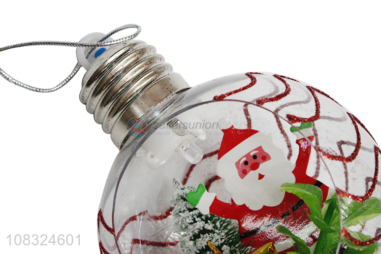 Hot selling lighted Christmas ball ornament Christmas tree baubles