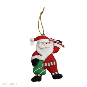 Hot product hanging clay ornaments Christmas tree ornaments