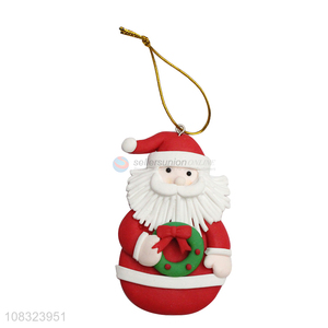 Best selling Christmas holiday decoration clay figurine ornaments