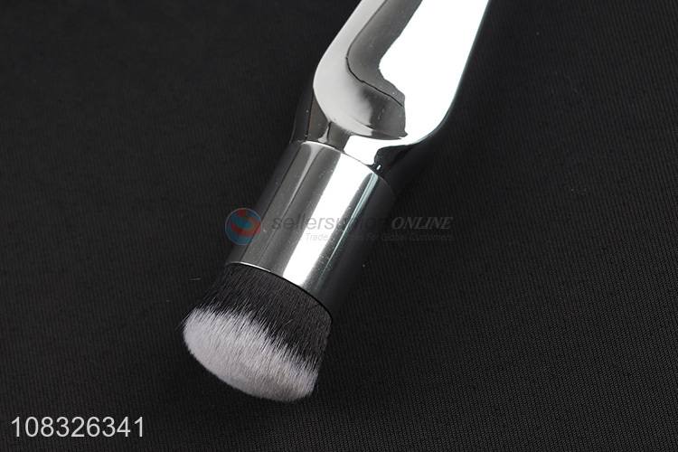 Hot selling silver super soft nylon powder brush