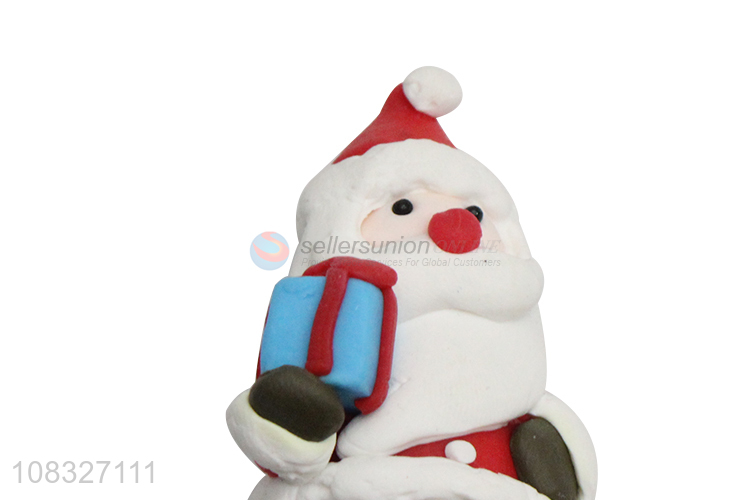 High Quality Santa Claus Polymer Clay Cake Topper Cake Decoration