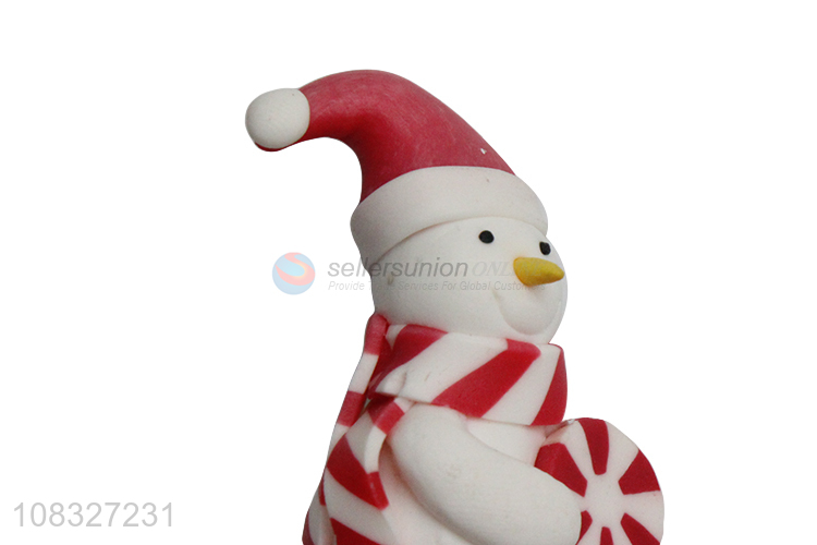 New Arrival Snowman Shape Cake Topper Cute Cake Decoration