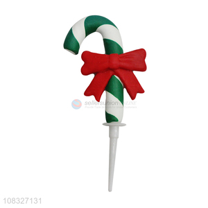 Popular Christmas Walking Stick Cupcake Topper Cake Decoration