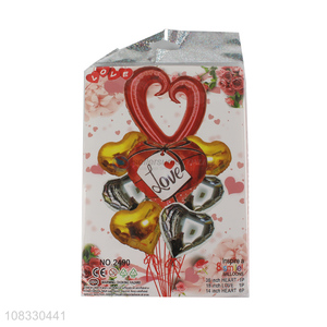 China wholesale <em>wedding</em> party foil balloon set for <em>decoration</em>