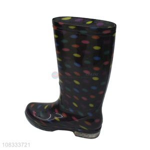 Good quality women's rain boots durable anti-slip tall rain boots