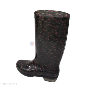 China supplier women's fashion waterproof outdoor garden rain boots